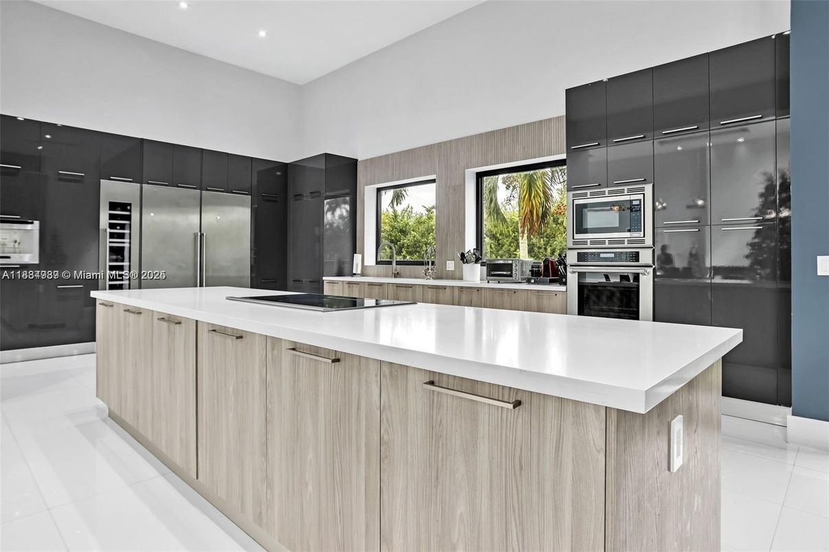 Interior, Kitchen, Recessed Lighting, Stainless Steel Appliances