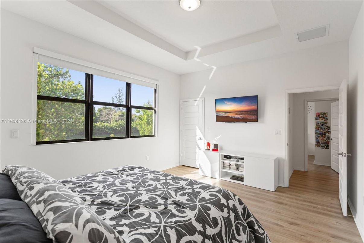 Bedroom, Interior, Wood Texture Flooring