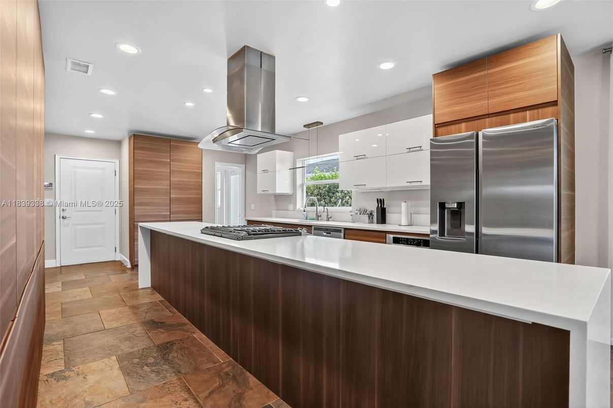 Interior, Kitchen, Recessed Lighting, Stainless Steel Appliances