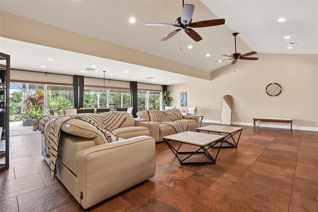 Interior, Living room, Recessed Lighting