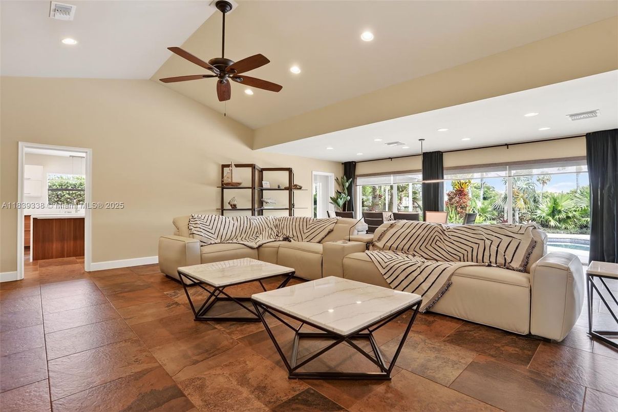 Interior, Living room, Recessed Lighting