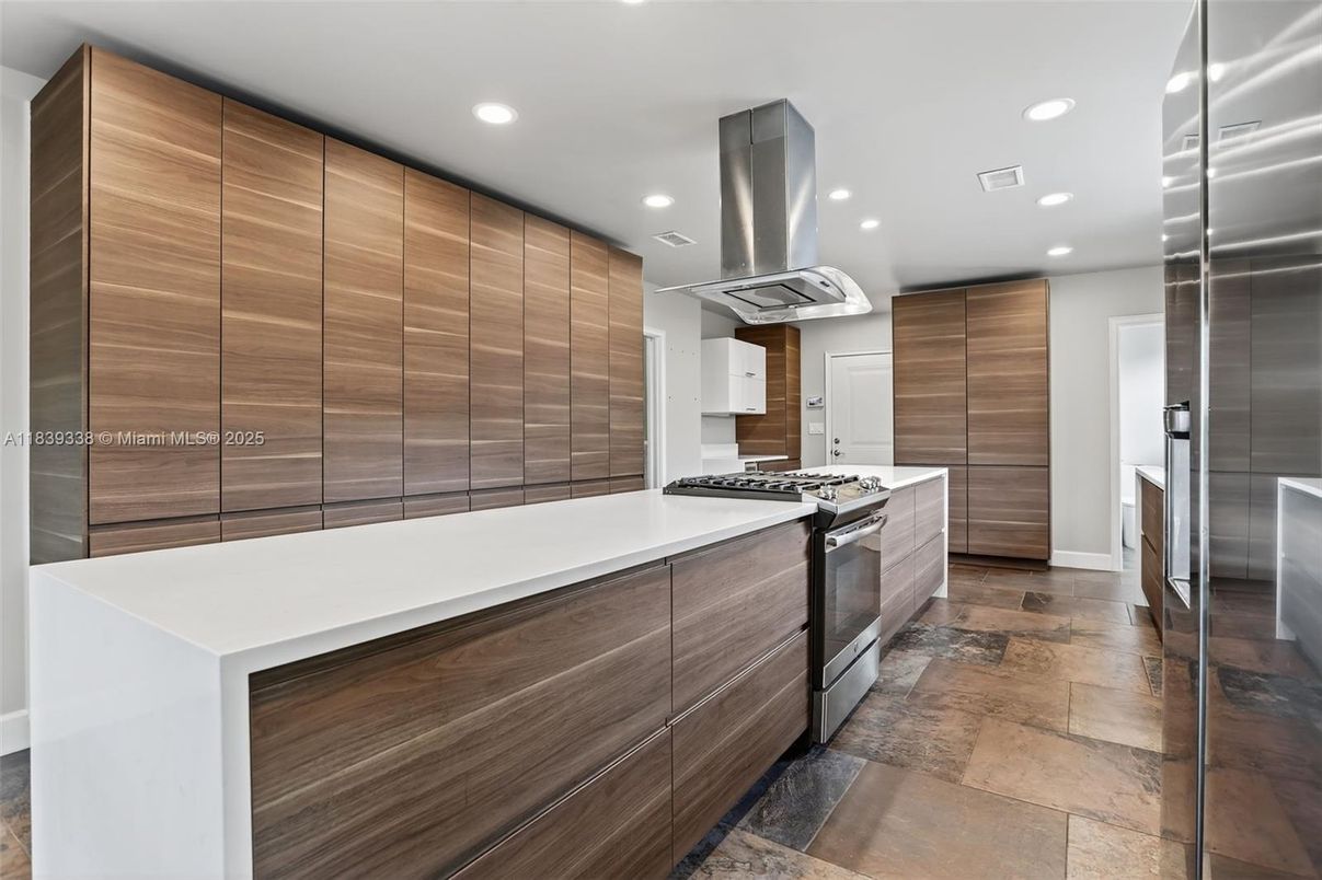 Interior, Kitchen, Recessed Lighting, Stainless Steel Appliances