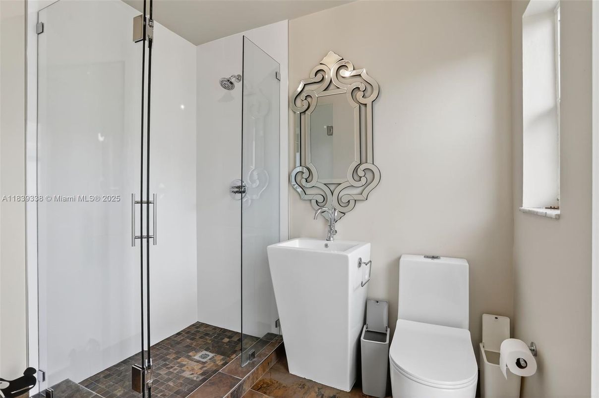 Bathroom, Glass Shower, Interior