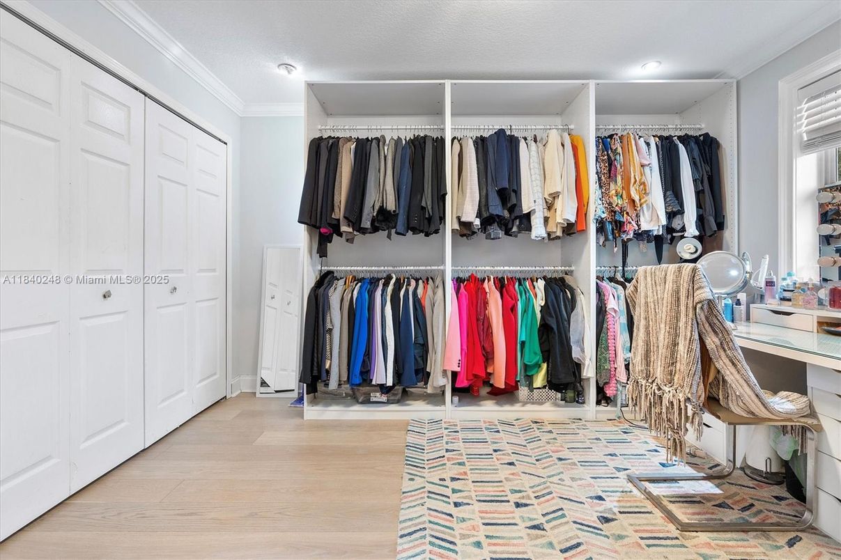 Interior, Recessed Lighting, Walk-in Closets, Wood Texture Flooring