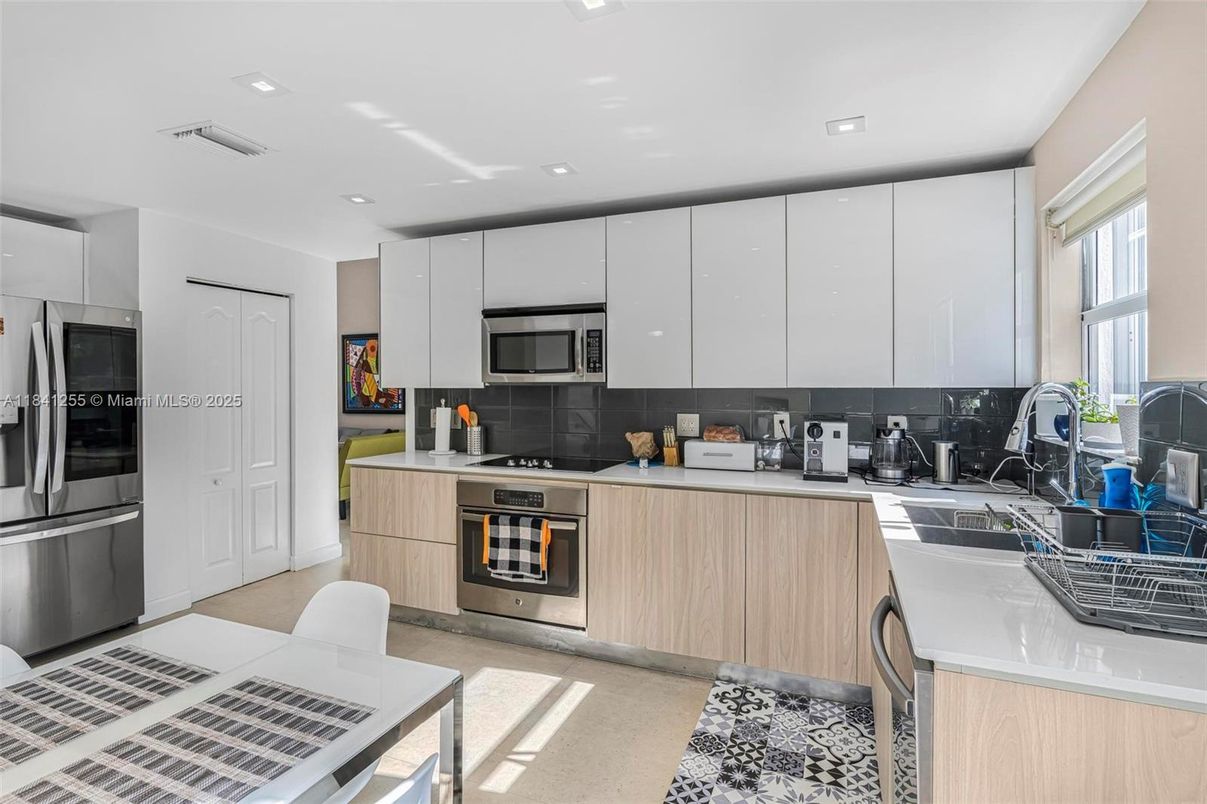 Interior, Kitchen, Recessed Lighting, Stainless Steel Appliances