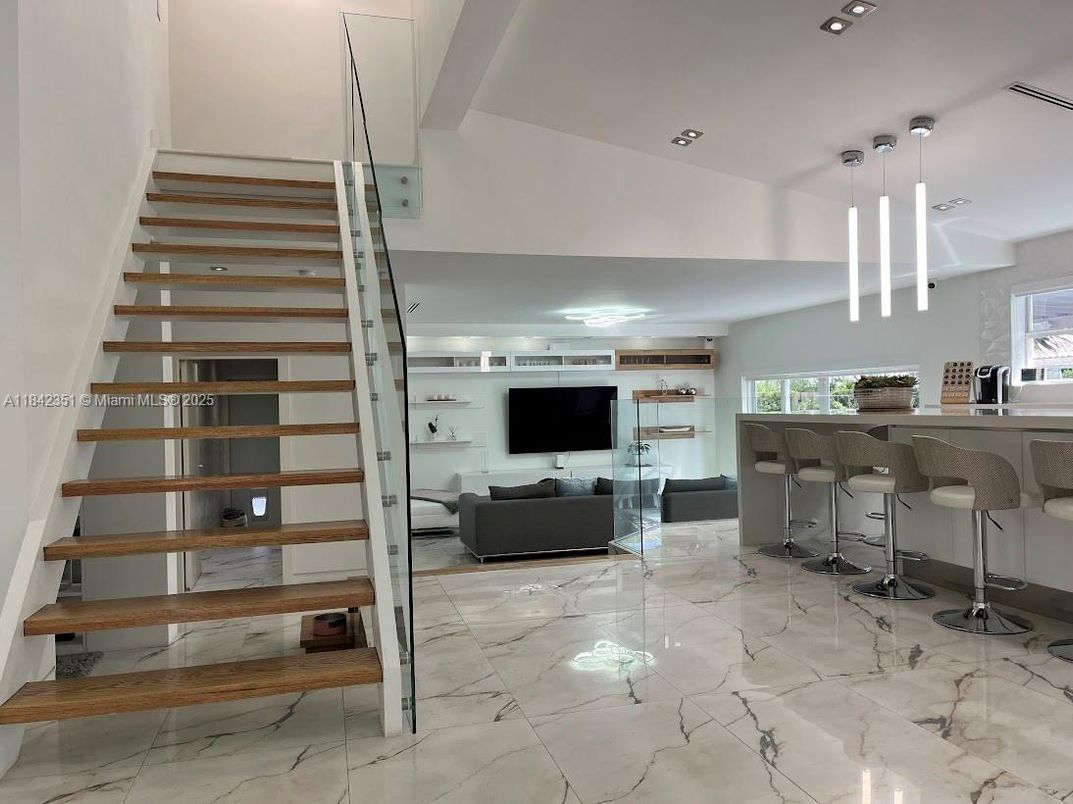 Interior, Marble, Pendant Lights, Recessed Lighting