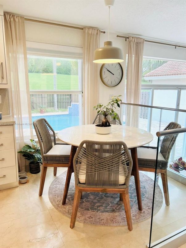 Dining room, Interior, Pendant Lights