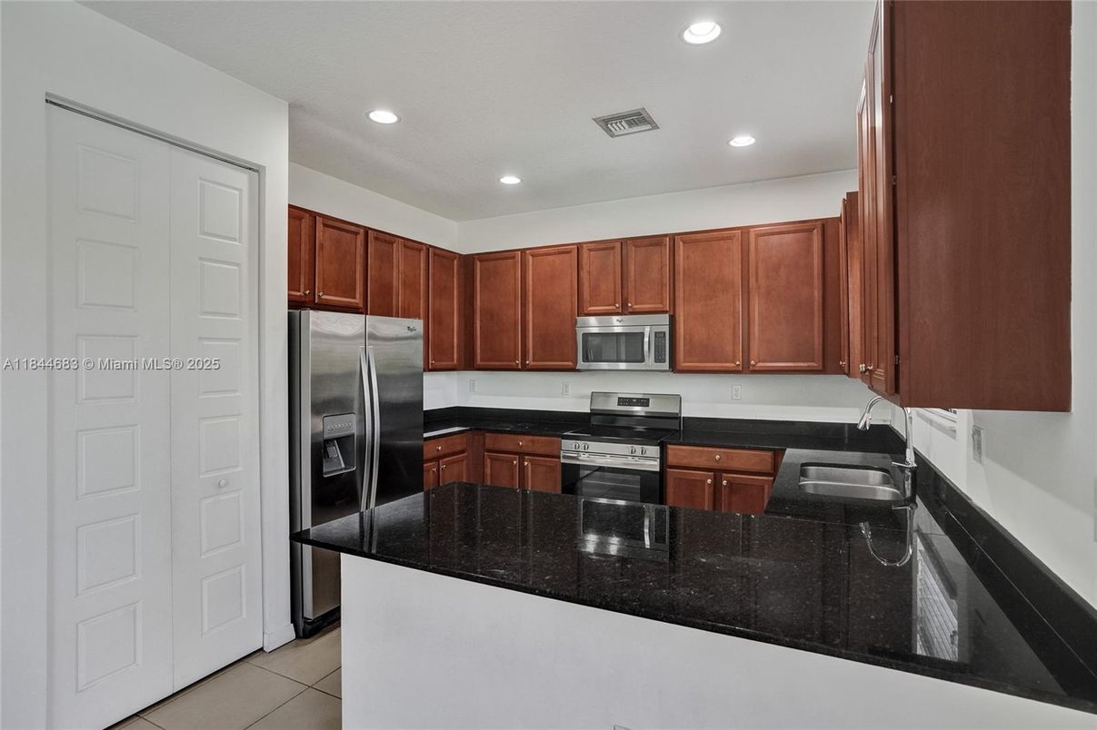 Interior, Kitchen, Recessed Lighting, Stainless Steel Appliances