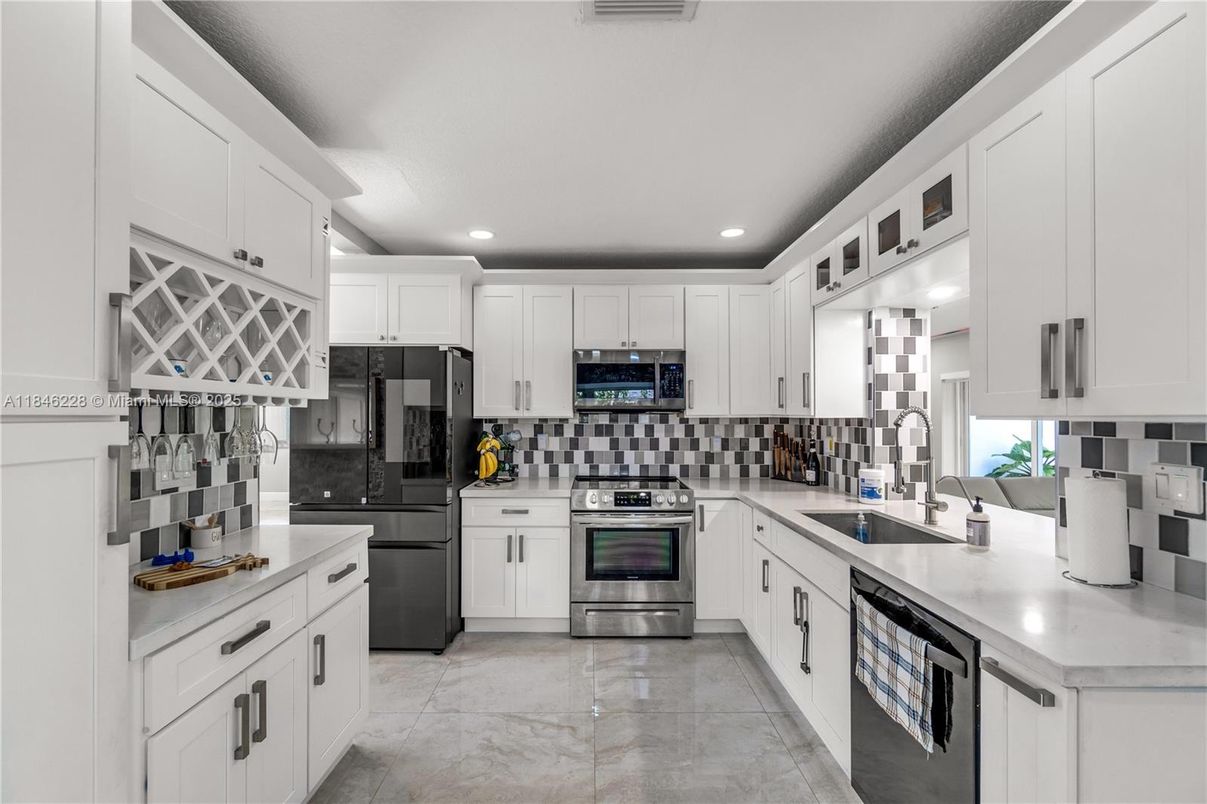 Interior, Kitchen, Recessed Lighting, Stainless Steel Appliances