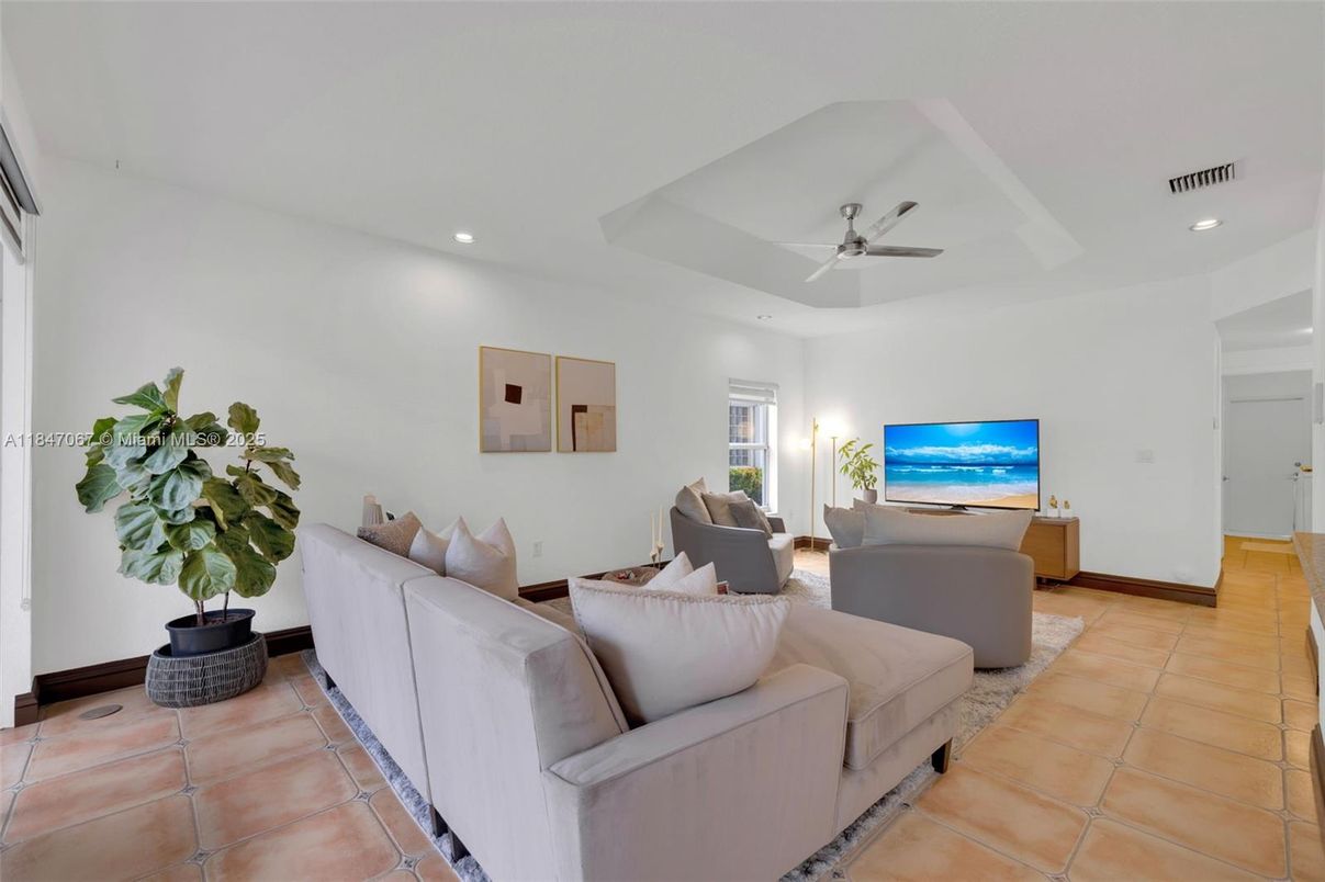 Interior, Living room, Recessed Lighting