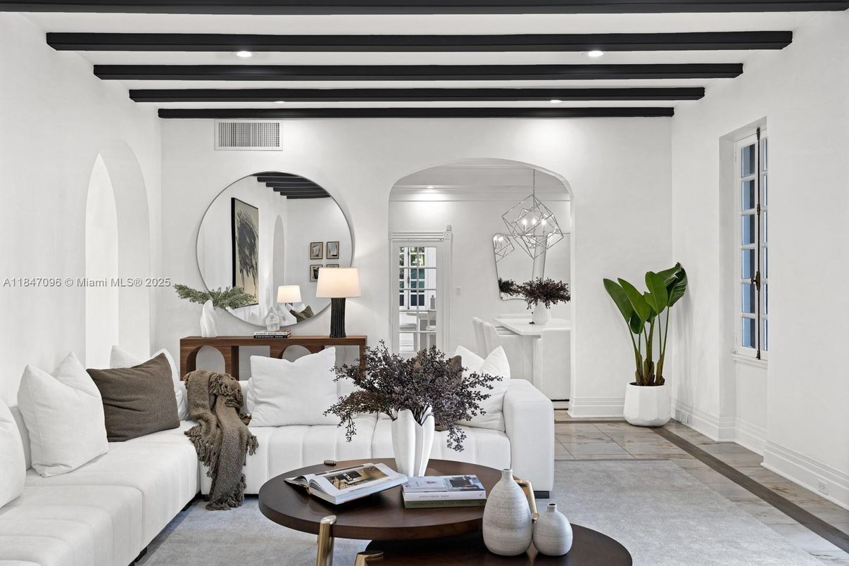 Interior, Living room, Recessed Lighting