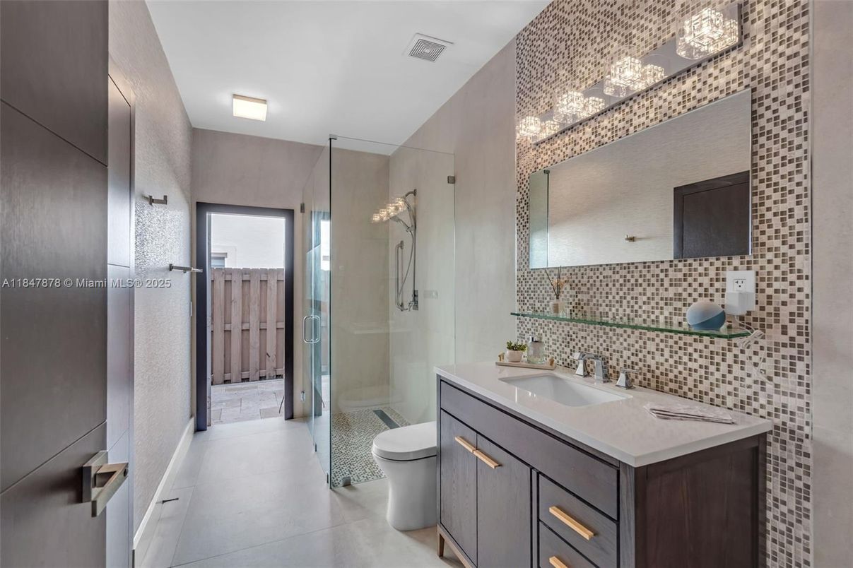 Bathroom, Glass Shower, Interior