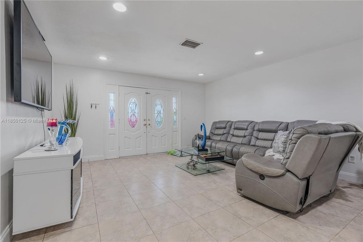 Interior, Living room, Recessed Lighting