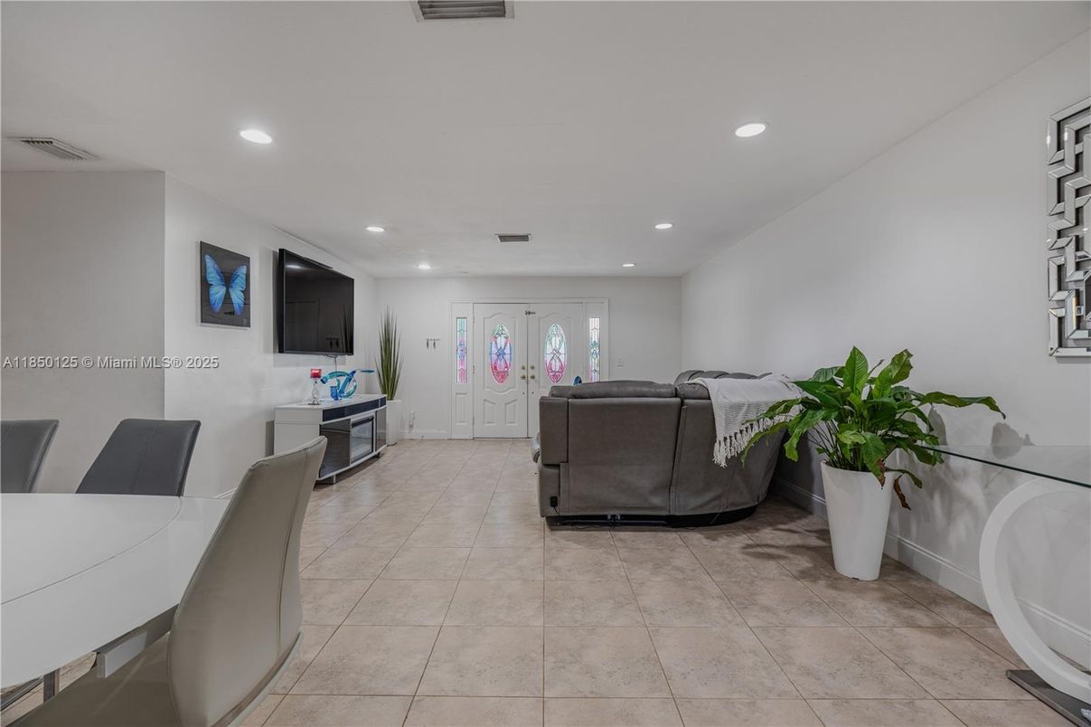 Interior, Living room, Recessed Lighting