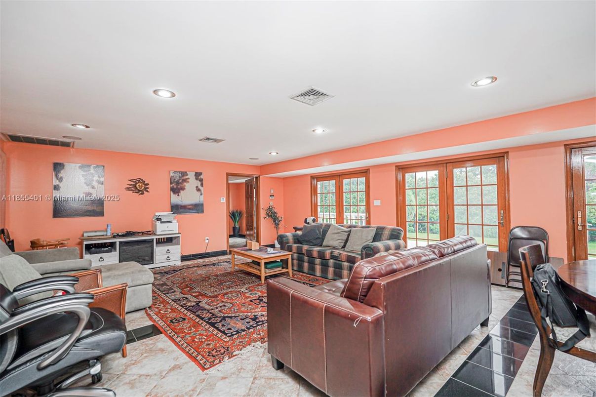 Interior, Living room, Recessed Lighting