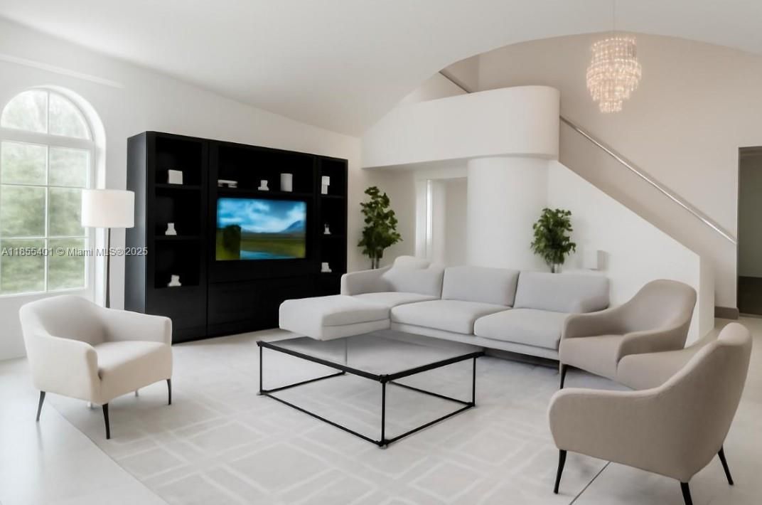 Chandelier, Interior, Living room