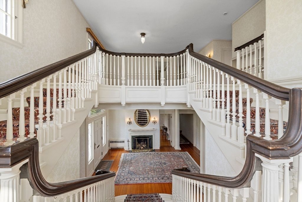 Fireplace, Interior, Wood Texture Flooring