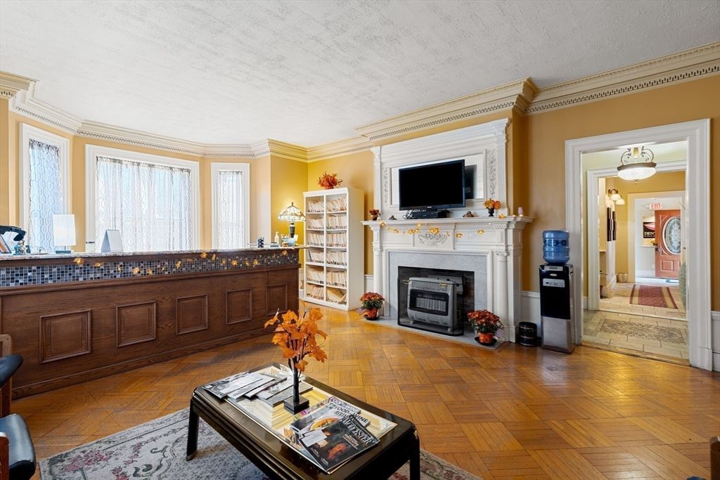 Fireplace, Interior, Living room, Wood Texture Flooring
