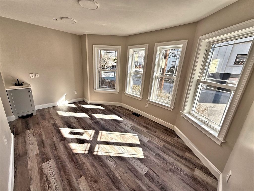 Empty room, Interior, Wood Texture Flooring