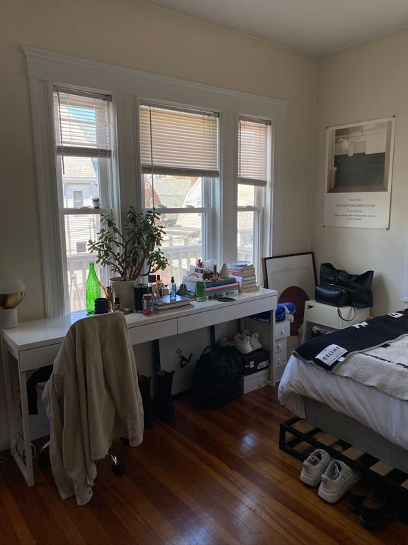 Bedroom, Home Office, Interior, Wood Texture Flooring