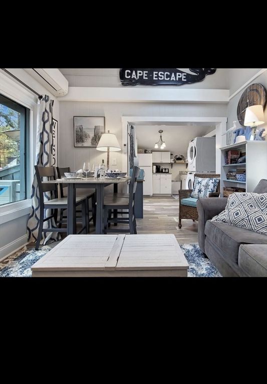 Dining room, Interior, Kitchen, Living room, Wood Texture Flooring