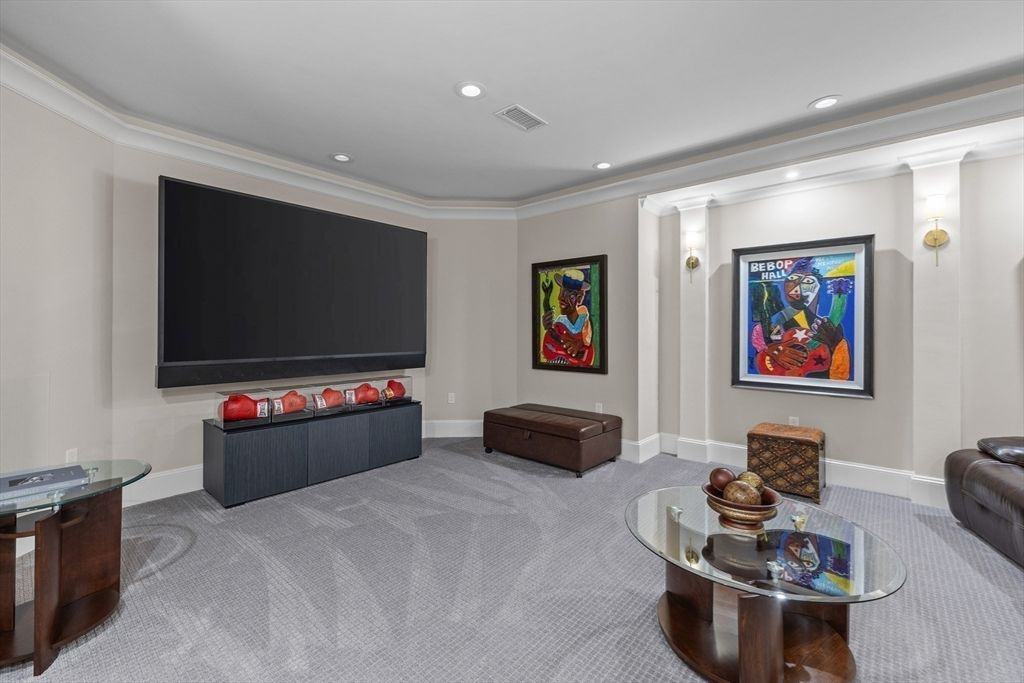 Interior, Living room, Recessed Lighting