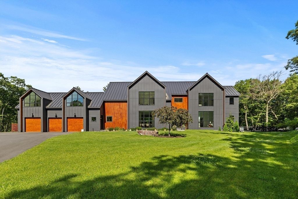 Attached, Backyard, Exterior, Facade, Farmhouse