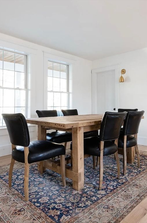 Dining room, Interior, Wood Texture Flooring