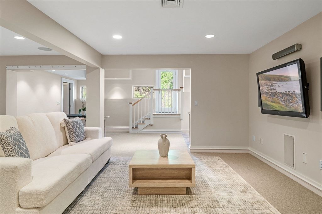 Interior, Living room, Recessed Lighting