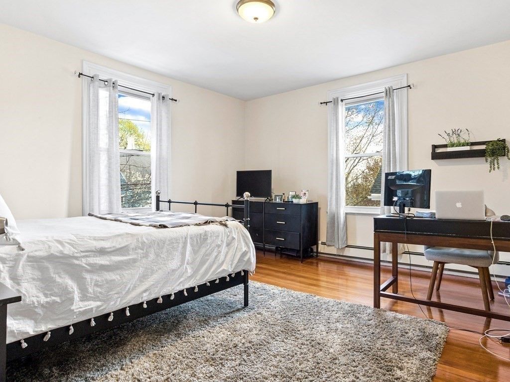 Bedroom, Home Office, Interior, Wood Texture Flooring