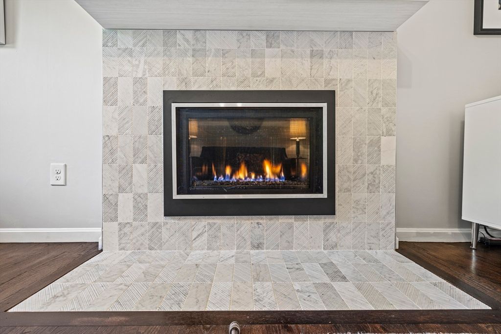 Fireplace, Interior, Wood Texture Flooring