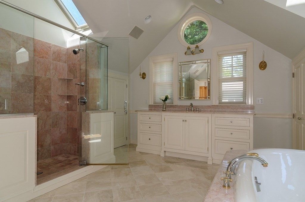 Bathroom, Dual Sink Vanities, Glass Shower, Interior