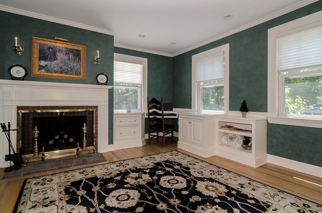 Fireplace, Interior, Wood Texture Flooring