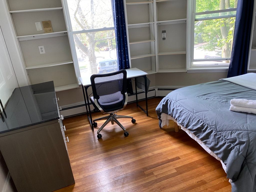 Bedroom, Home Office, Interior, Wood Texture Flooring