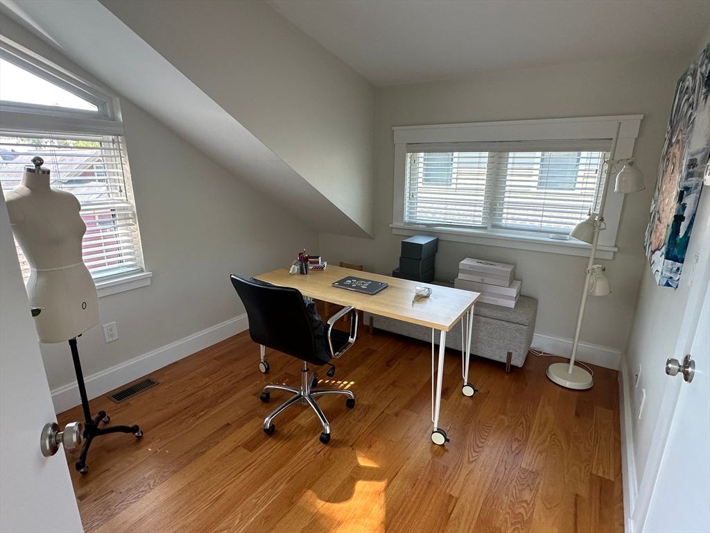 Home Office, Interior, Wood Texture Flooring