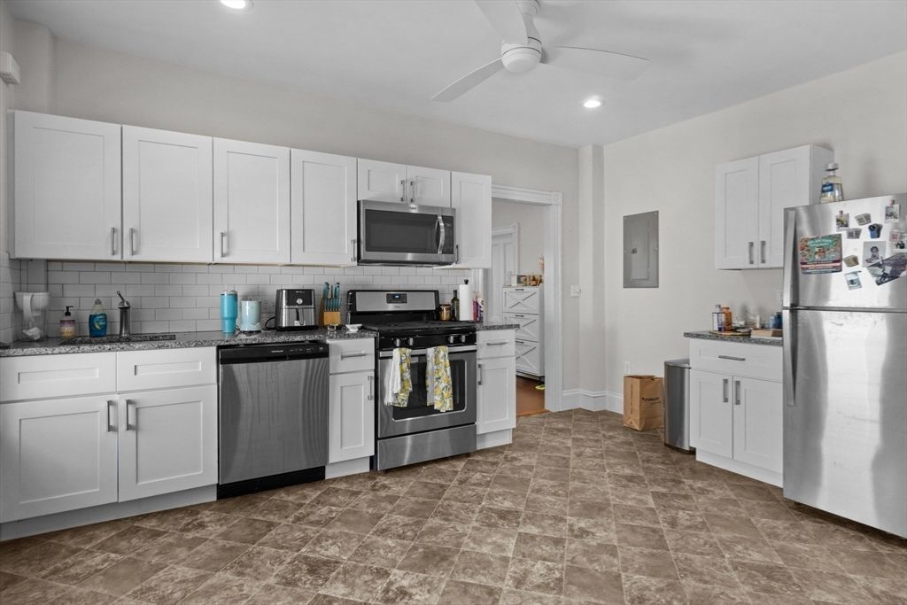 Interior, Kitchen, Recessed Lighting, Stainless Steel Appliances