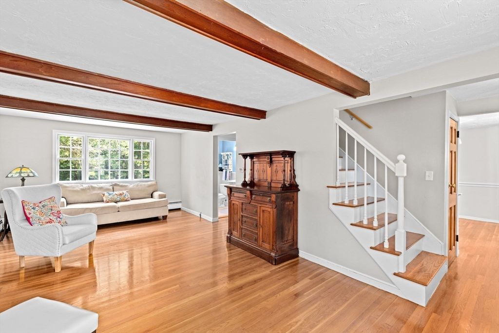 Interior, Living room, Wooden Beams, Wood Texture Flooring