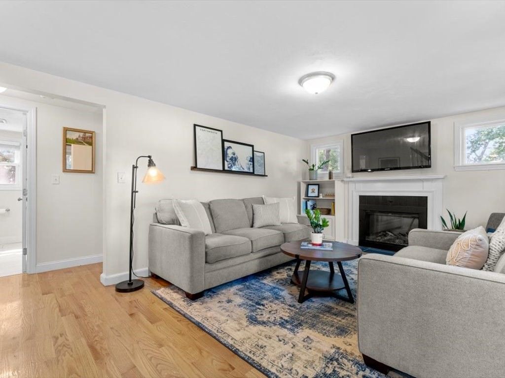 Fireplace, Interior, Living room, Wood Texture Flooring