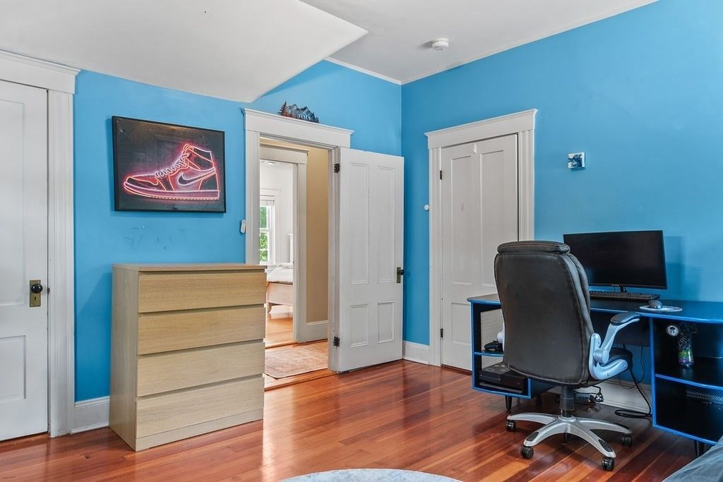 Home Office, Interior, Wood Texture Flooring