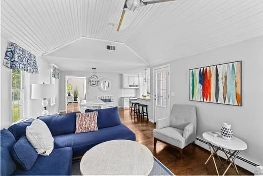 Chandelier, Dining room, Interior, Kitchen, Living room, Pendant Lights, Wood Texture Flooring