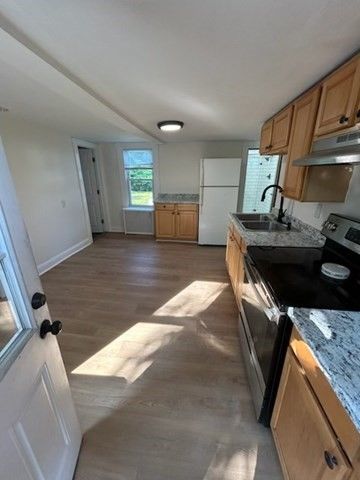 Interior, Kitchen, Wood Texture Flooring