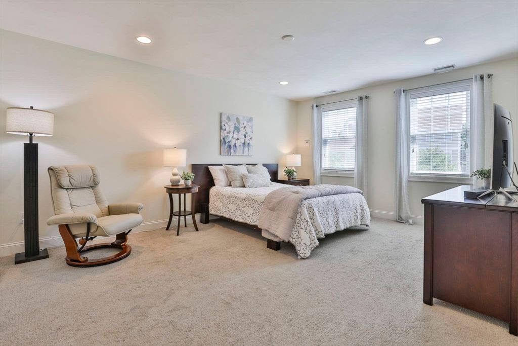 Bedroom, Interior, Recessed Lighting