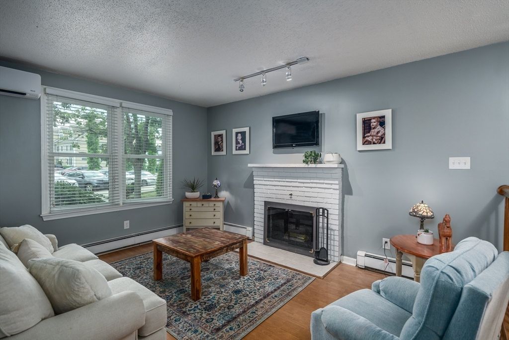 Fireplace, Interior, Living room, Wood Texture Flooring