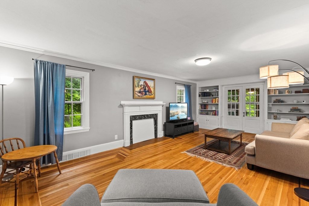 Fireplace, Interior, Living room, Wood Texture Flooring