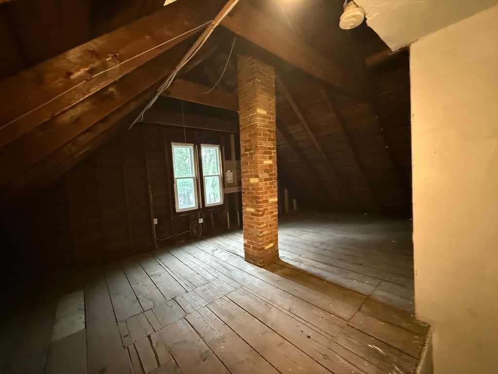 Empty room, Interior, Wooden Beams, Wood Texture Flooring, Wooden Walls