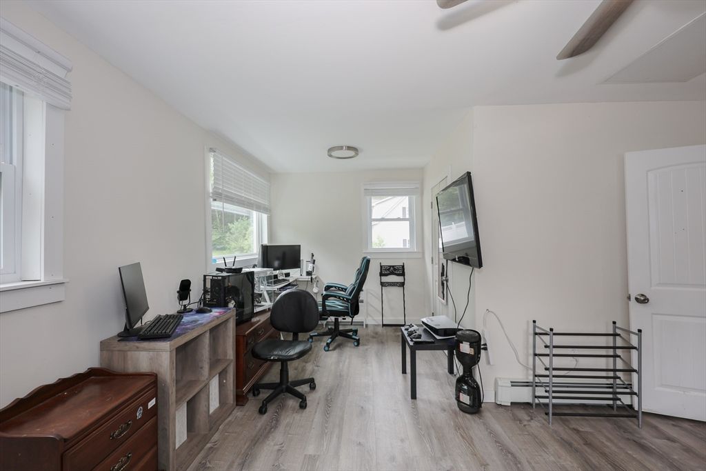 Home Office, Interior, Wood Texture Flooring