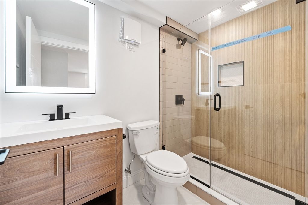 Bathroom, Glass Shower, Interior