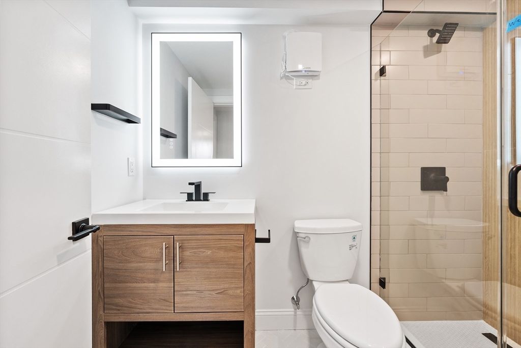 Bathroom, Glass Shower, Interior