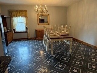 Chandelier, Dining room, Interior