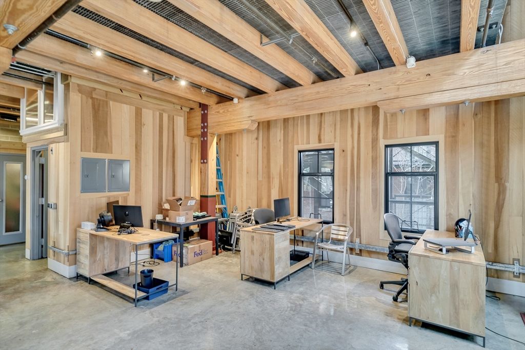 Home Office, Interior, Wooden Beams, Wooden Ceilings, Wooden Walls